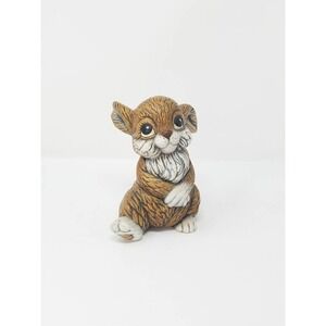 Vtg bunny‎ rabbit ceramic home decor collectible figurine Easter whimsical